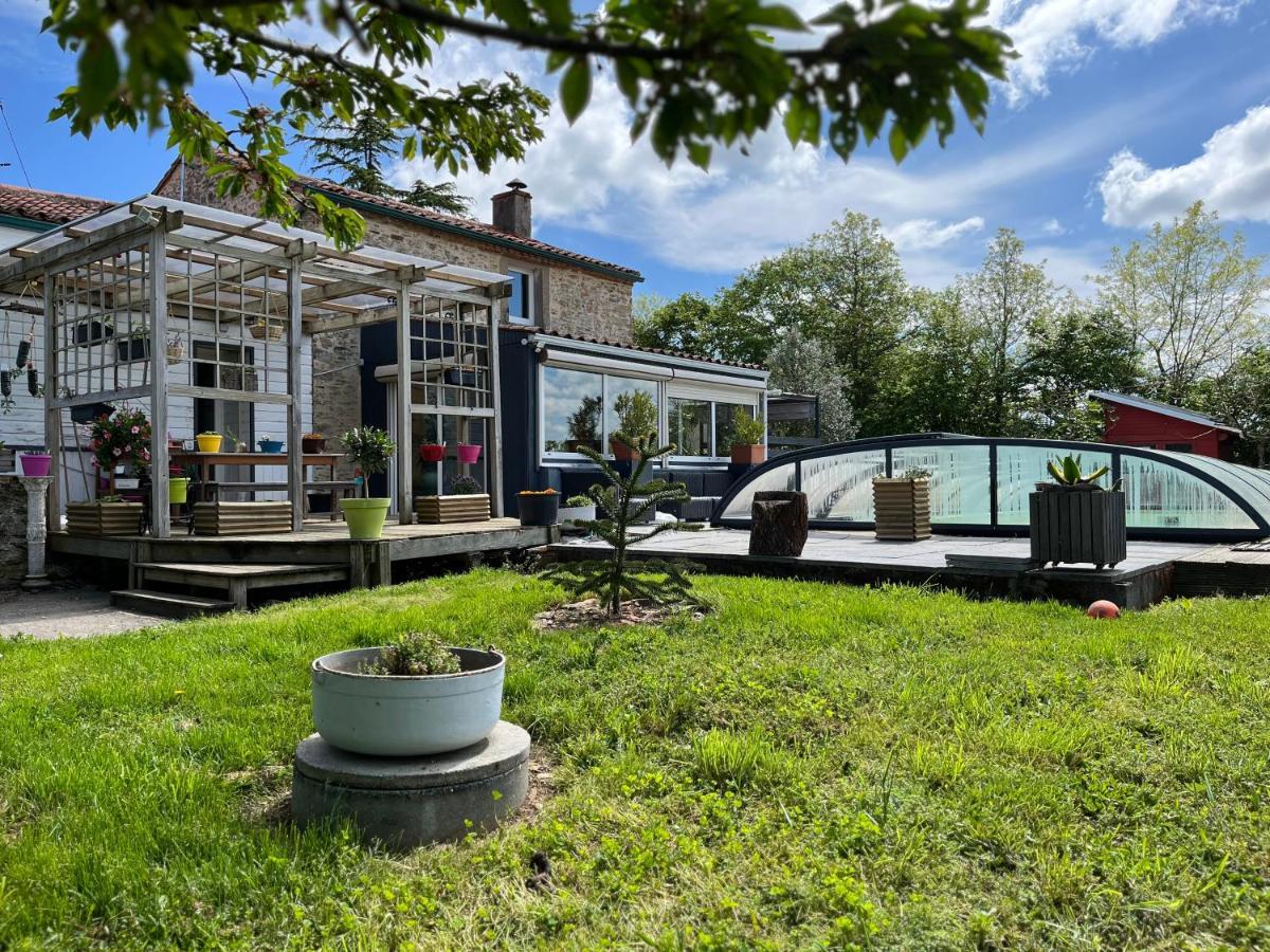 Aux Yourtes De La Fabrique Saint-Florent-des-Bois ภายนอก รูปภาพ